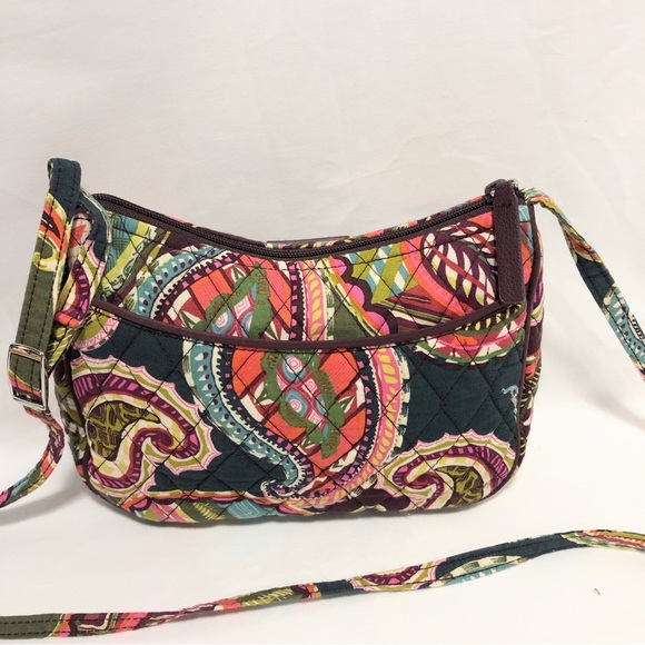 Vera Bradley Little Crossbody, Heirloom Paisley - Picture 2 of 5